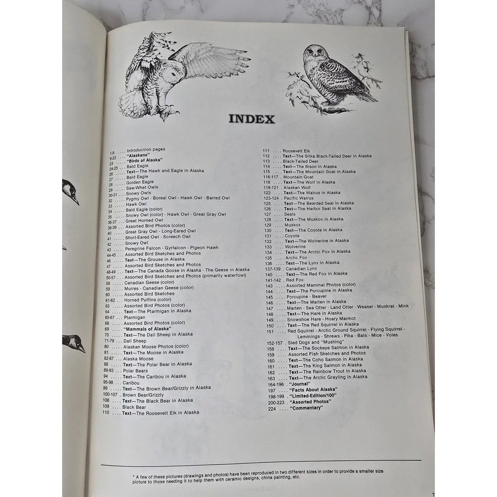 Signed Doug Lindstrands Alaskan Sketchbook 6th Ed 1983 Wildlife Art Photo Guide